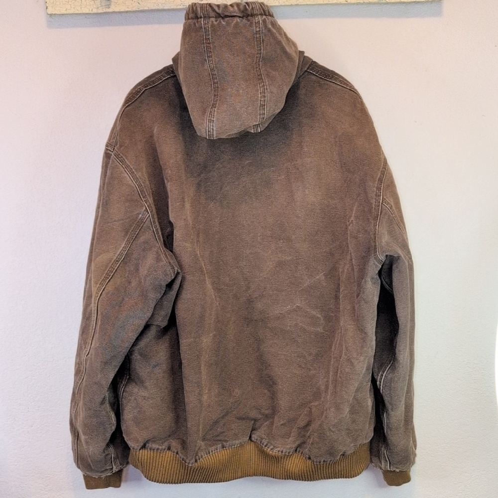 Carhartt Dark Brown Zip-Up Jacket - Picture 2 of 13